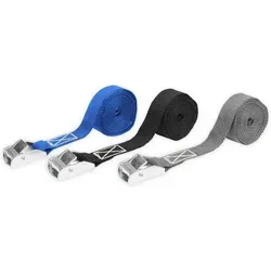 Spanngurt 10321, 250x2,5 Cm, Mit Klemmverschluss, 250 Dan, 2 Stück - Las