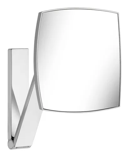 Keuco iLook_Move Wand-Kosmetikspiegel mit Schwenkarm - Kosmetikspiegel mit 5-facher Vergrößerung und edlem Design. Flexibel einstellbar für optimale Nutzung beim Schminken oder Rasieren. Aus hochwertigem verchromtem Metall und Kristallglas.
