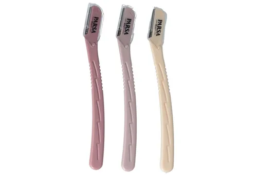 PARSA Beauty Augenbrauenschere PARSA Beauty Augenbrauen- und Gesichtshaartrimmer bunt 3 Stück