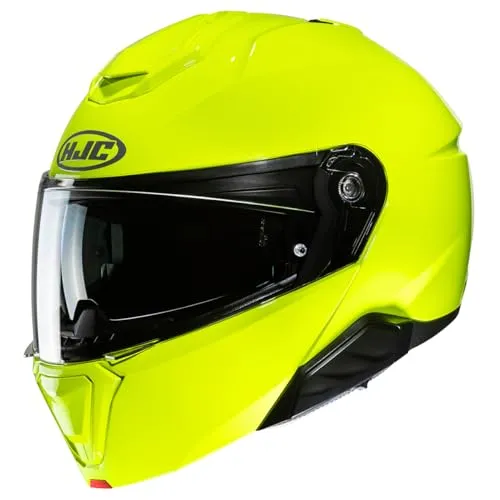 HJC i91 Solid Fluo Green Klapphelm M von HJC Helmets
