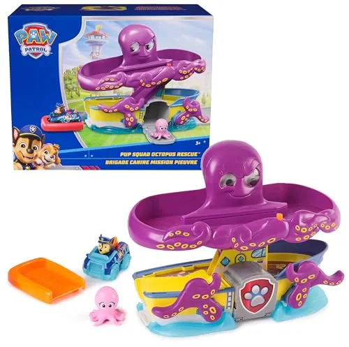 Pup Squad Octopus Playset - Spielfiguren für kreatives Spielen, inklusive interaktivem Octopus und Zubehör für stundenlangen Spielspaß.