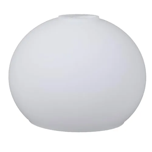 Kugelglas weiß matt Ø 120mm - Lampenglas E14 für stilvolle Beleuchtung - Lampenschirm Opal matt d=120mm, ideal als Ersatzglas für Tisch-, Steh- und Pendelleuchten. Verleiht Ihrer Lampe neuen Charme und Stil.