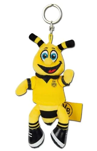 Dortmund Borussia Schlüsselanhänger - Emma - Plüsch Anhänger BVB 09