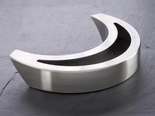 Goldmann Edelstahl Raum Luftbefeuchter Luna - Zubehör für Kamin und Ofen, aus gebürstetem Edelstahl, mit 1,1 Liter Fassungsvermögen für optimale Luftfeuchtigkeit und Wohlbefinden.