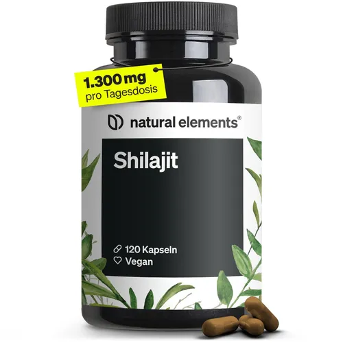 natural elements Mumijo Shilajit Kapseln – hochdosiert 1300mg – vegan & laborgeprüft