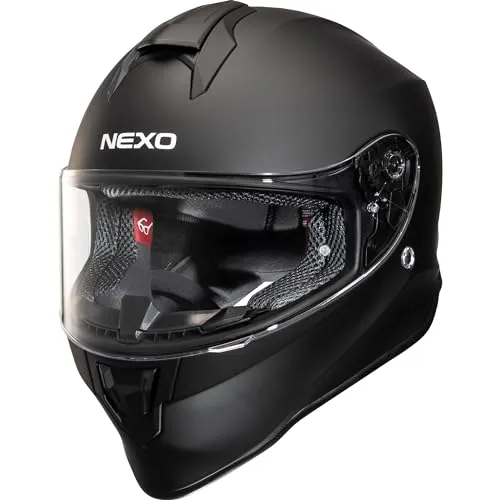 Nexo Integralhelm Basic III – Robuster Motorradhelm mit Komfortpolster