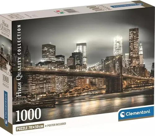 Puzzle 1000 elementów. Nowy Jork Clementoni 8005125397044