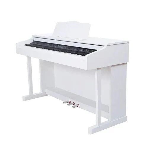 Digitalpiano Stage Piano Klavier Weiß Hochglanz - 88-tastiges digitales Heimklavier in elegantem Weiß, ideal für kreative Aufnahmen und beeindruckende Klangerlebnisse. Mit integrierten Effekten und MIDI-Funktion für vielseitigen Musikgenuss.