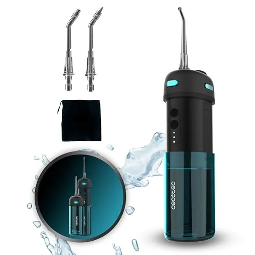 Kompakte Reisemunddusche mit 3 Modi und 150 ml Wassertank