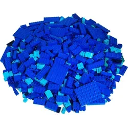 LEGO® Steine Sondersteine Gemischt Blau NEU! Menge 200x – Jede Mischung individuell zusammengestellt - Blau