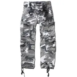 Brandit Pure Vintage Pants - Urban, Größe L - Wanderhosen mit authentischem Used-Look, weitenverstellbarem Beinsaum und 4 großen Cargotaschen für optimalen Stauraum.