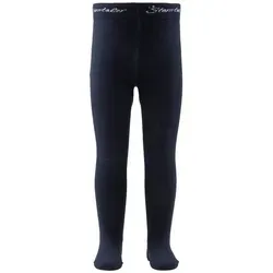 Sterntaler Little Kid's Strumpfhose Wolle - Blau/Schwarz, Gr. 92 - Strumpfhose für Mädchen aus hochwertigem Woll-Mischgewebe, ideal für den Alltag; bietet Stretch und hervorragende Wärmeisolierung.