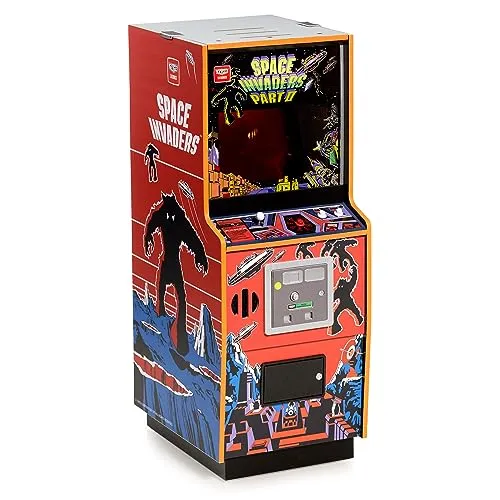 Quarter Arcades Official Space Invaders II 1/4 Sized Mini Arcade Cabinet by Numskull, Playable Replica Retro Arcade Game Machine - Mini Retro Console