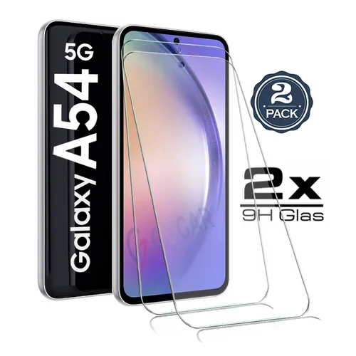 2x Für Samsung Galaxy A54 5G - Panzerfolie HD Displayschutz 9H Glas Schutzglas
