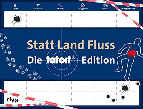 Statt Land Fluss – Die Tatort-Edition: Der Spieleklassiker Stadt Land Fluss neu interpretiert. Das perfekte Geschenk für alle Tatort-Fans