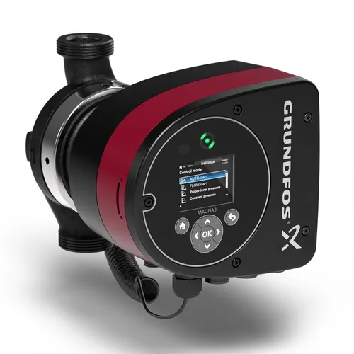 Grundfos Magna3 25-40 180 mm Hocheffizienz Umwälzpumpe - Kreiselpumpen für effiziente Heizungszirkulation, energieeffizient und leise im Betrieb – ideal für moderne Heizsysteme.