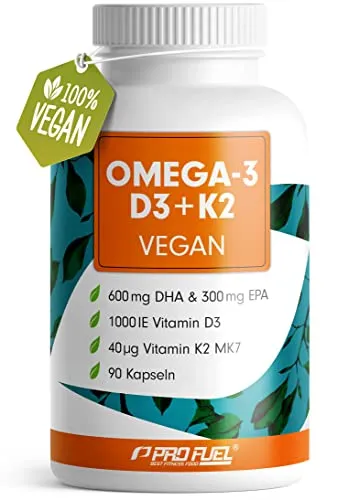 ProFuel Omega-3 + D3 + K2 Komplex, 90 Kapseln