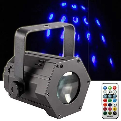 E-Lektron LMO-9W USB LED Moonflower DJ Party Disco R/G/B/W Licht-Effekt Flowereffekt