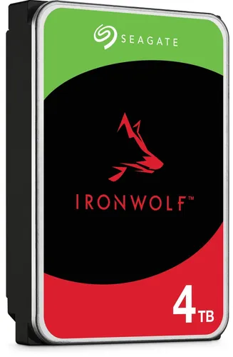 Seagate IronWolf 4 TB HDD-NAS-Festplatte - Robuste 5400 U/min SATA III, schnelle Datenübertragungen und maximale Speicherkapazität für große Datenmengen