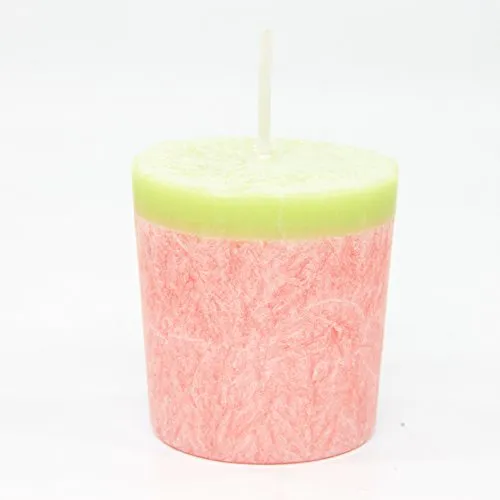 Candle Factory Duftkerze Votivkerze mit Duft: Erdbeer Rhabarber