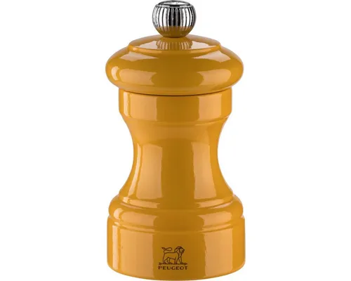 Peugeot Pfeffermühle BISTRORAMA, verstellbares Mühlwerk 42042, safrangelb - Küchenhelfer mit verstellbarem Mühlwerk für alle Pfeffersorten, aus hochwertigem Buchenholz, langlebig und einzigartig in der Holzmaserung.