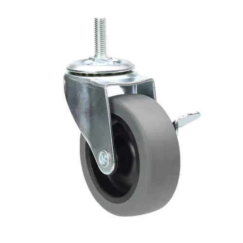 Möbelrollen 3 Zoll 76 mm schwenkbar mit Bremse 200 kg