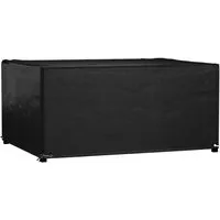 vidaXL Gartenmöbel-Abdeckung 160x120x75 cm - Schutzhüllen für Gartenmöbel, wasserfest und UV-beständig, idealer Schutz für Rattanmöbel gegen Witterungseinflüsse mit praktischen Aluminiumösen und Befestigungsseil.