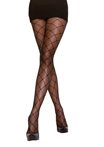 Damenstrumpfhose Hera, 20 Denier, gemustert, sinnlich und elegant Gr. 5, schwarz