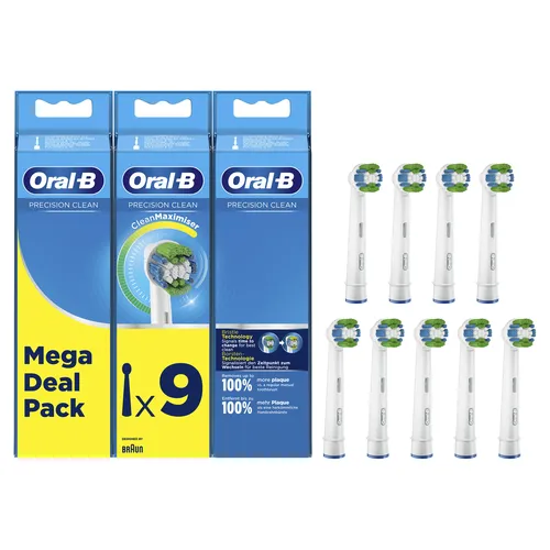 Oral-B Precision Clean Aufsteckbürsten, 9 Stück