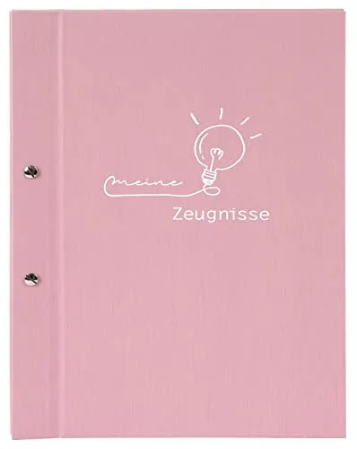 Zeugnismappe frech frei altrosa GOLDBUCH 36 131 A4 - Fächer- & Ordnungsmappen, stilvolles Design für die Aufbewahrung von Zeugnissen und Dokumenten