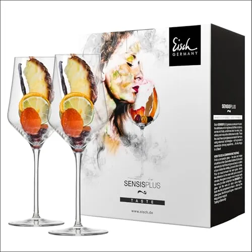 Eisch Germany Weißweinglas Sky SensisPlus, 380 ml - Elegantes Kristallglas für Weißwein, spülmaschinenfest und mit innovativer SensisPlus-Technologie für ein verbessertes Aroma.