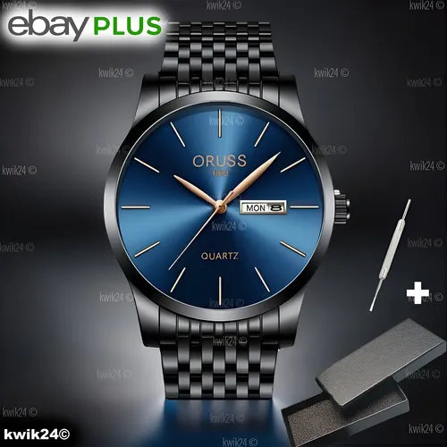 Luxus Herren Armbanduhr mit Datumsanzeige