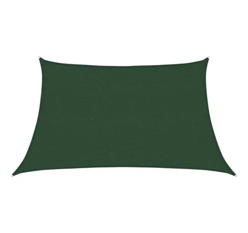 vidaXL Sonnensegel 160 g/m² Dunkelgrün 3/4x2 m in grün von vidaXL