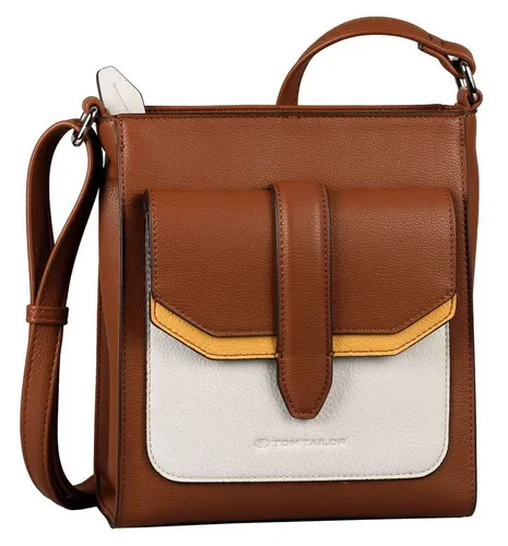 TOM TAILOR Umhängetasche Amely - Stylische Umhängetasche in Mixed Cognac, ideal für den Alltag. Verstellbarer Schulterriemen und ausreichend Stauraum für Wertsachen.