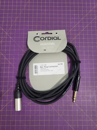 Cordial XLR-Kabel CFM 3 MV, 3 m, XLR-Stecker auf 6,3 mm Klinke_0.18_5