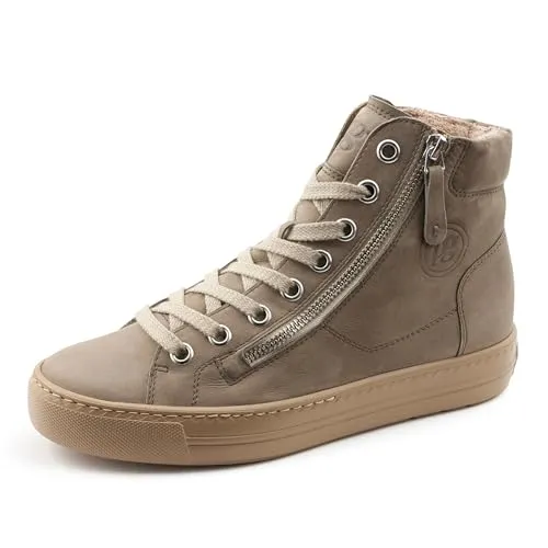 Paul Green Damen Hightop-Pauls High-Top Sneaker - Damen-Sneaker mit leichtem EVA-Sohle und hochwertigem Leder, ideal für stilvolle Outfits und den ganzen Tag bequem.