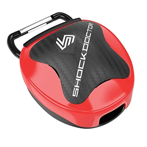 ShockDoctor Erwachsene Mundschutz Box, Red, 11+