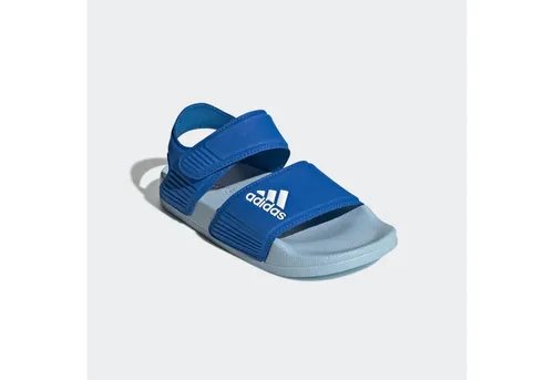 adidas Sportswear ADILETTE SANDALE mit Klettverschluss - Badelatschen für Kinder, inspiriert von der klassischen adilette, mit praktischem Klettverschluss für einfaches An- und Ausziehen und schnell trocknendem Obermaterial für maximalen Komfort.
