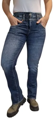 Herrlicher, Pearl Bootcut Jeans aus Recycled Denim Light Größe 32