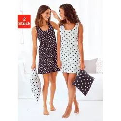 Nachthemden Schwarz von Vivance Dreams