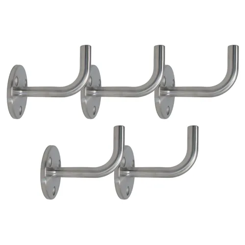 5er Set Edelstahl Handlaufträger Schweißausführung 90° Wandmontage Handlauf