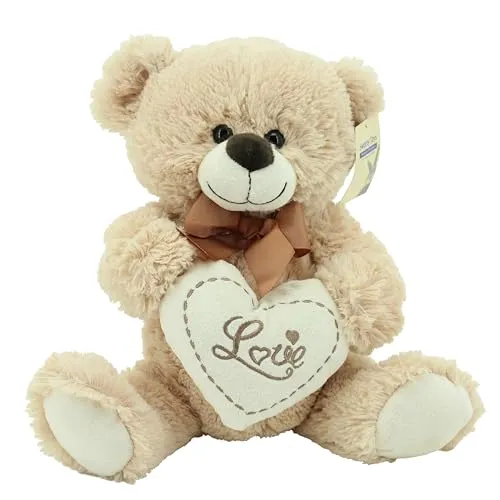 Sweety Toys 3877 Teddy Kuschelbär LOVE - Süßer Plüschbär mit hochwertiger 