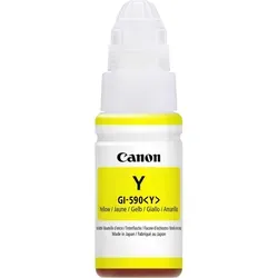 Original Canon 1606C001 GI-590Y Tintenflasche gelb - 70ml für bis zu 7.000 Seiten, perfekt für Canon Pixma G1500 Drucker und ideal für hohe Druckvolumen