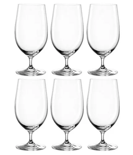 Leonardo Biergläser Ciao+ 061451, 0,3 Liter, 6 Stück - Biergläser Set aus hochwertigem Teqton-Glas, besonders stoßfest und elegant mit gezogenem Stiel, spülmaschinenfest und pflegeleicht – ideal für jeden Bierliebhaber!