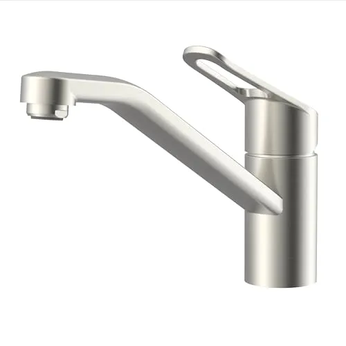 Lenz Küchenarmatur MILA – Hochwertige Edelstahl-Armatur mit 180° Schwenkfunktion
