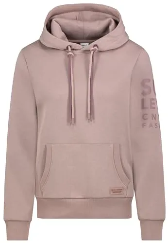 Sublevel Hoodie Sweater Kapuzenpullover Übergangs Kapuzen Sweatshirt, Farbe:Rose, Größe:M (38)