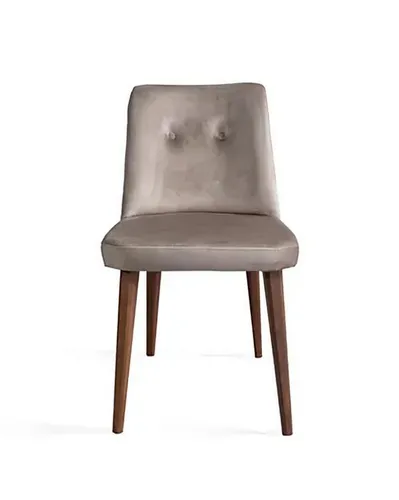 Bequemer Küchenstuhl Gepolstert Beige - Moderner Esszimmerstuhl mit gepolstertem Sitz für hohen Komfort. Maße: 55 x 50 x 85 cm. Ideal für Innenräume in Küche und Esszimmer. Pflegeleicht und stilvoll.