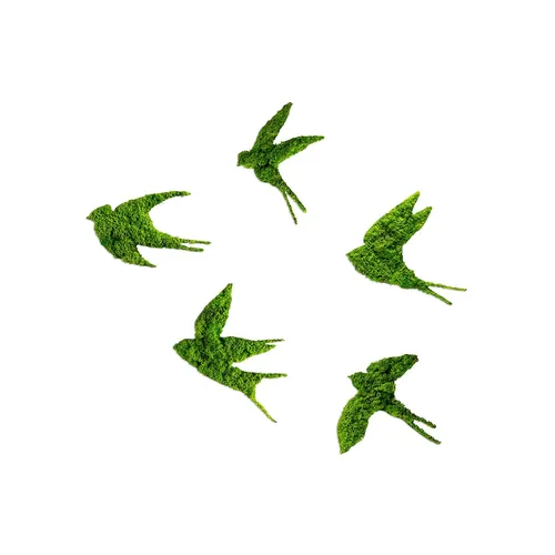 Wandbehänge 100 % MDF / Moos Grün