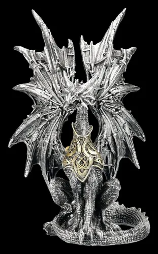 Produktbild Fantasy-Figur Drachen – Keltischer Wächter aus Polyresin