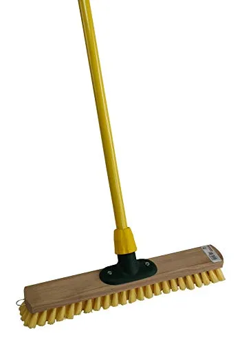 BÜMAG Größraumwischer Bodenwischer Schrubber 40cm mit Teleskopstiel